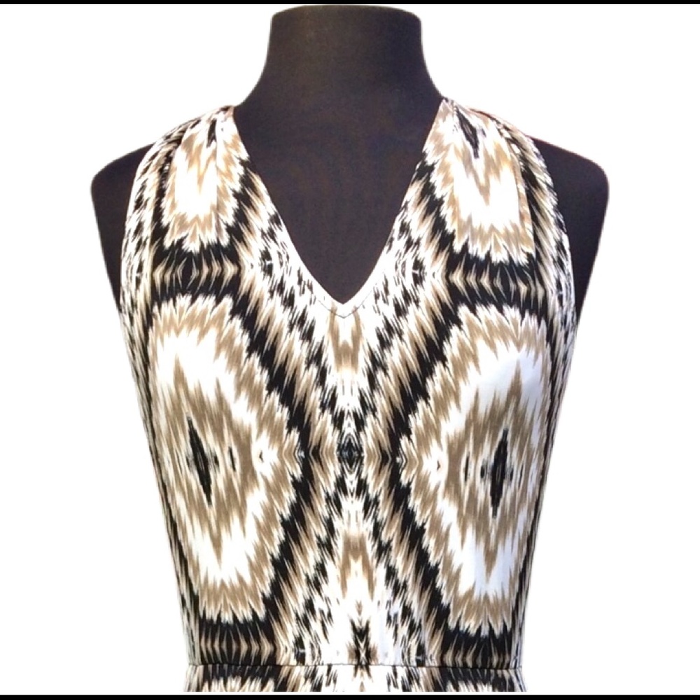 Tribal Sleeveless Maxi Dress